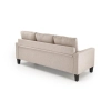 GERSON sofa z podnóżkiem beżowy (1p=1szt)-184611