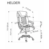 HELDER fotel gabinetowy czarny (1p=1szt)-184817