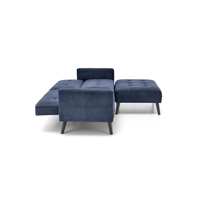 CORNELIUS sofa rozkładana z funkcją narożnika niebieska (1p=1szt)-184241