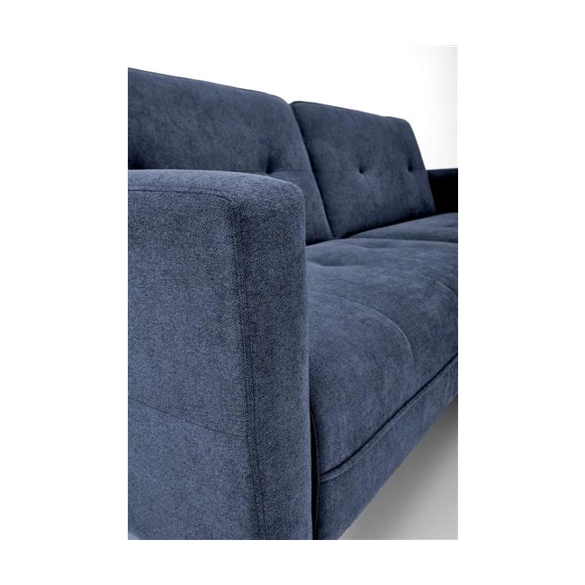 CORNELIUS sofa rozkładana z funkcją narożnika niebieska (1p=1szt)-184247