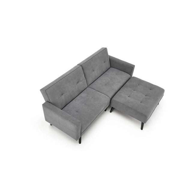 CORNELIUS sofa rozkładana z funkcją narożnika popiel (1p=1szt)-184252