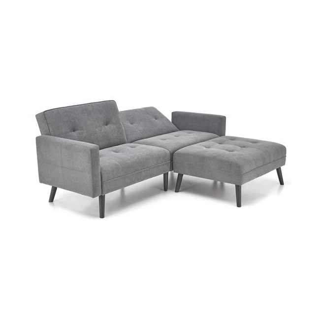 CORNELIUS sofa rozkładana z funkcją narożnika popiel (1p=1szt)-184255