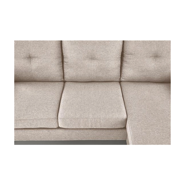 GERSON sofa z podnóżkiem beżowy (1p=1szt)-184613