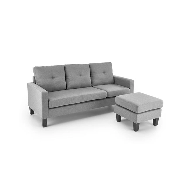 GERSON sofa z podnóżkiem popielaty (1p=1szt)-184625