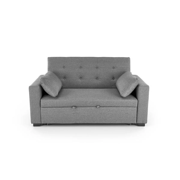 PAULINIO sofa rozkładana, popielaty-186556