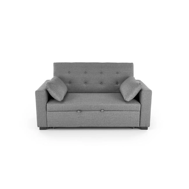 PAULINIO sofa rozkładana, popielaty-186556