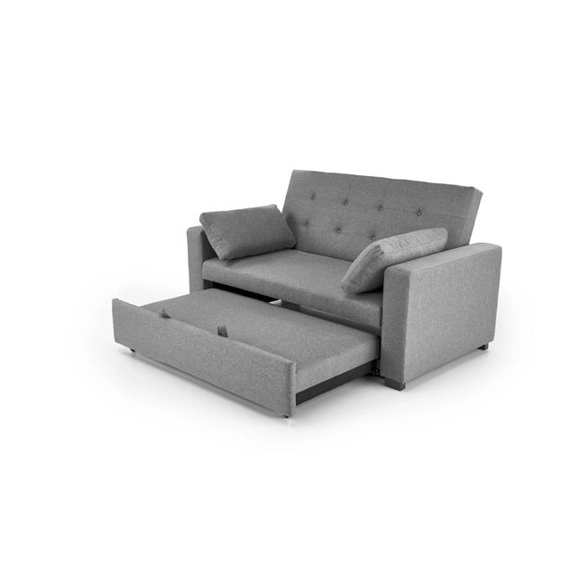 PAULINIO sofa rozkładana, popielaty-186557