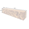 SZAFKA RTV ALPINE 160X35 CM PALISANDER-187523