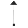 LAMPA PODŁOGOWA FERIT 154 CM METALOWA CZARNA