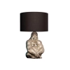 LAMPA STOŁOWA GORILLA 60 CM SREBRNA PODSTAWA