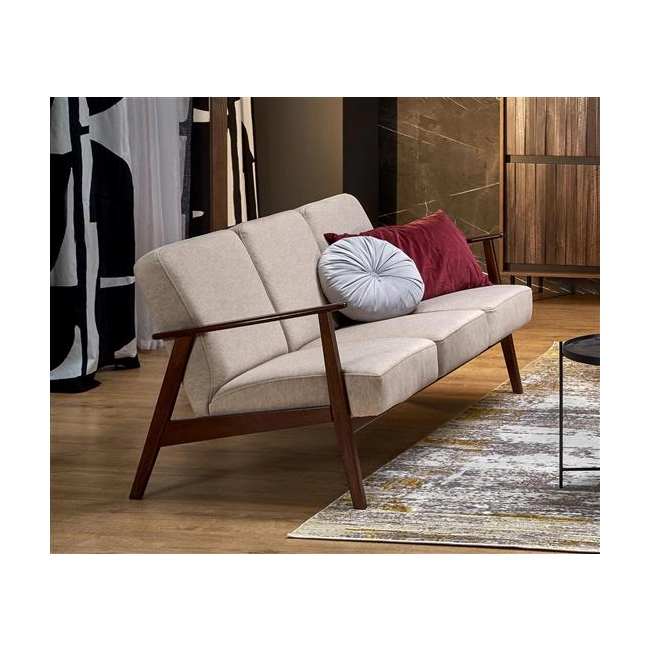 MILANO 3S sofa - beżowy tap. Castel 15 (1p=1szt)-187233