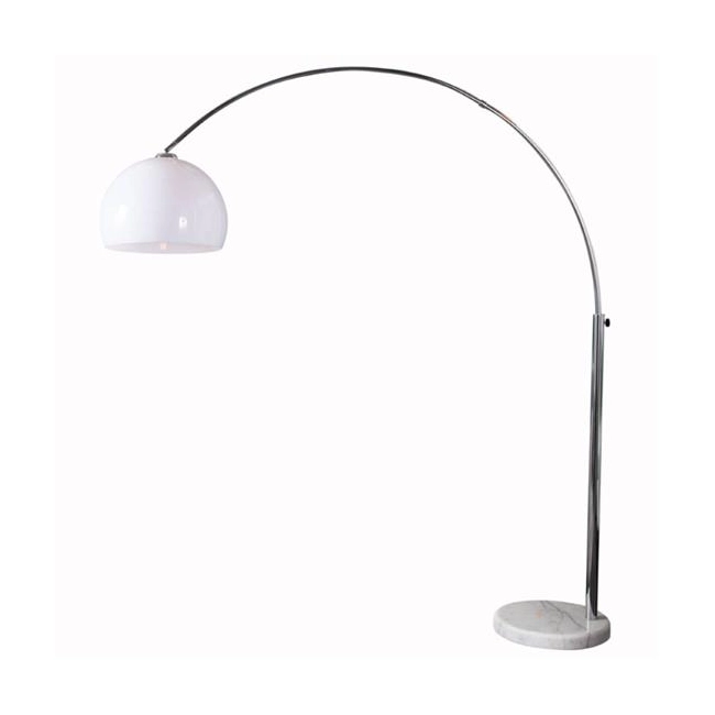 LAMPA PODŁOGOWA BIG BOW II 175-205 CM BIAŁA