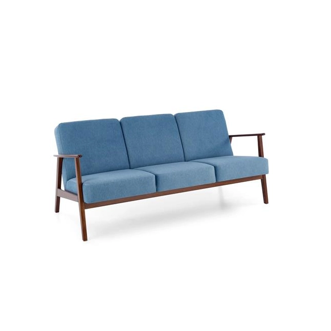 MILANO 3S sofa - niebieski tap. Castel 74 (1p=1szt)