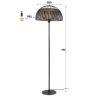 LAMPA PODŁOGOWA ASTER 164 CM METALOWA CZARNOBRĄZOWA-192097