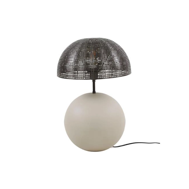 LAMPA STOŁOWA KALITA 57 CM SZARA