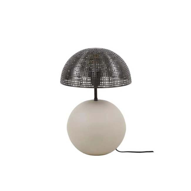 LAMPA STOŁOWA KALITA 49 CM SZARA